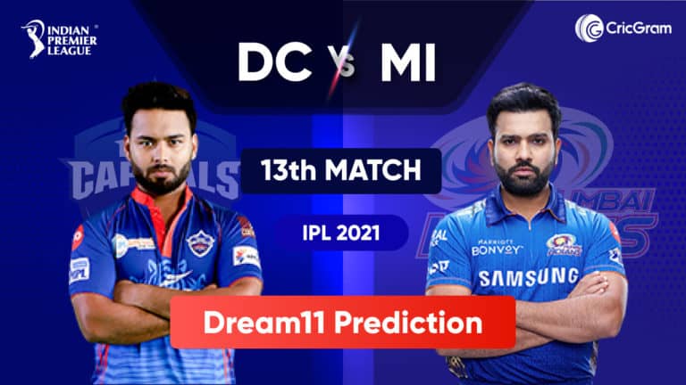 DC vs MI Dream11 Prediction IPL 2021