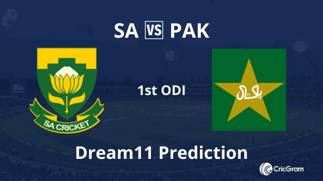 SA vs PAK Dream11 Prediction 1st ODI