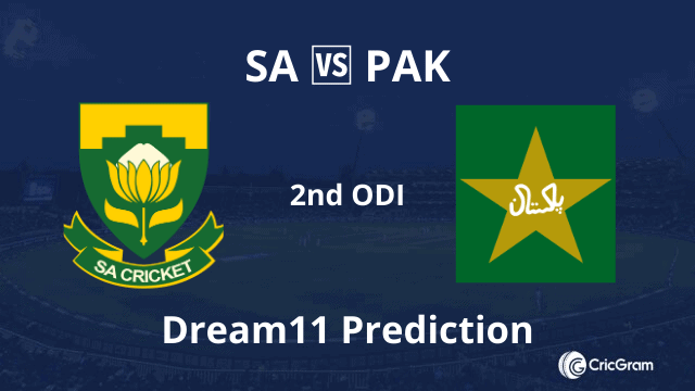 SA vs PAK Dream11 Prediction 2nd ODI