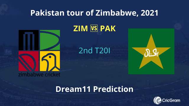 ZIM vs PAK Dream11 Prediction 2nd T20I