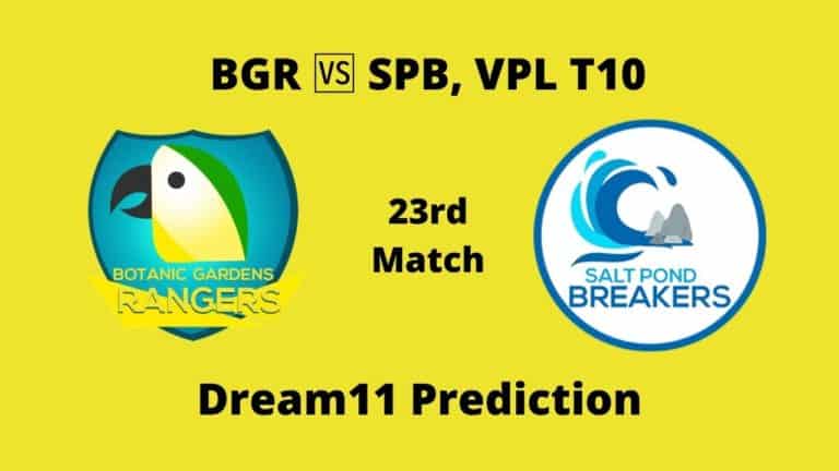 BGR vs SPB Dream11 Prediction