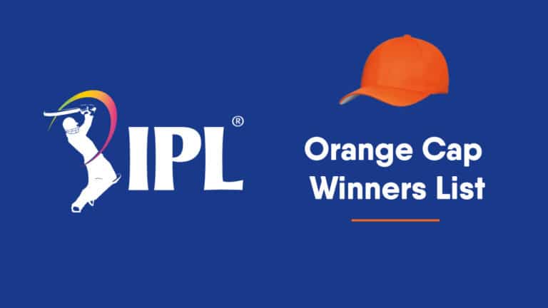 IPL Orange Cap winners list