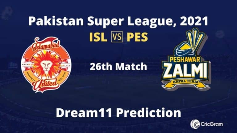 ISL vs PES Dream11 Team Prediction PSL 2021