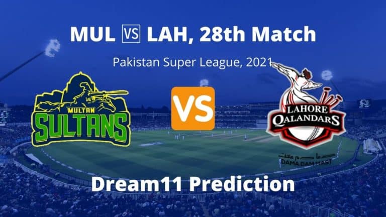 MUL vs LAH Dream11 Team Prediction PSL 2021