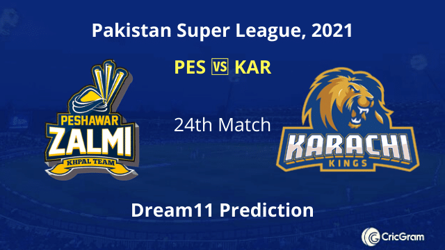 PES vs KAR Dream11 Team Prediction PSL 2021