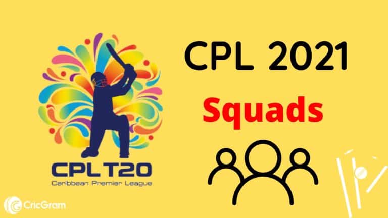 CPL 2021 Squads