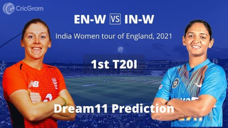 EN-W vs IN-W Dream11 Prediction 1st T20I 9th July 2021