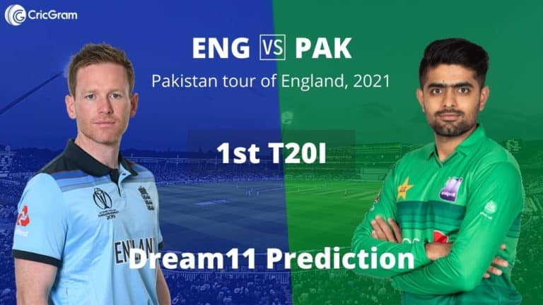 ENG vs PAK Dream11 Prediction 1st T20I 16th July 2021