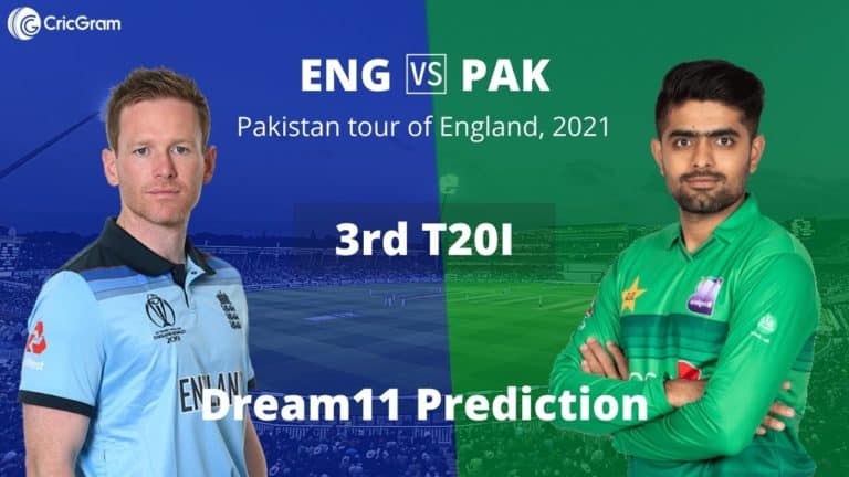 ENG vs PAK Dream11 Prediction 3rd T20I