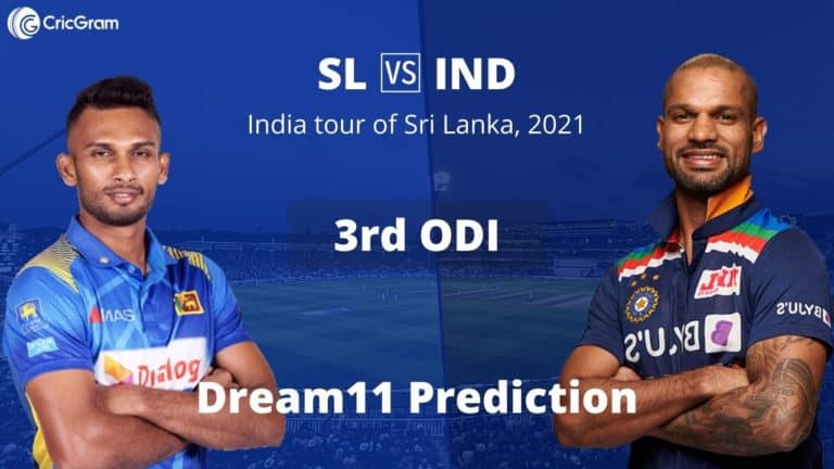 SL vs IND Dream11 Prediction 3rd ODI 23rd July 2021