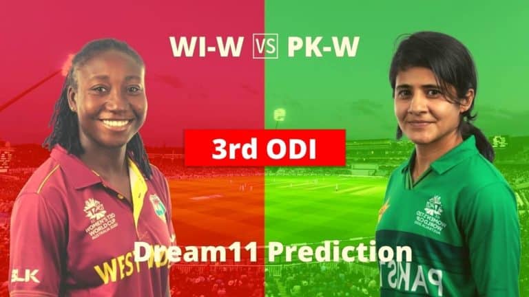 WI-W vs PK-W Dream11 3rd ODI 12th July 2021