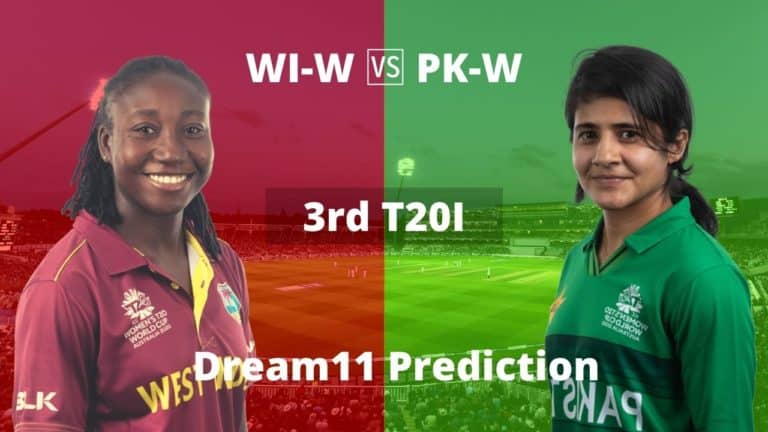 WI W vs PK W Dream11 3rd T20I 4th July 2021