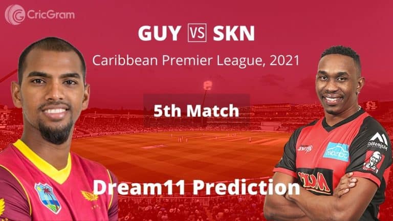 GUY vs SKN Dream11 Prediction CPL 2021