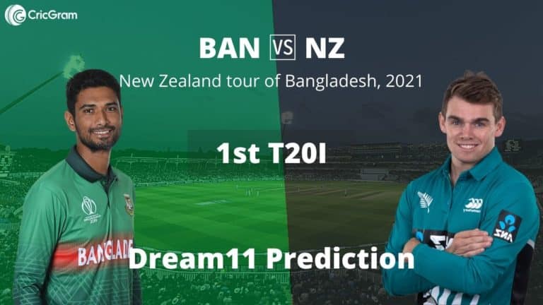 BAN vs NZ Dream11 1st September 2021