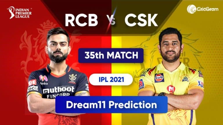 BLR vs CSK Dream11 Team Prediction IPL 2021