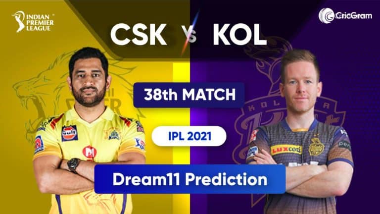 CSK vs KOL Dream11 Team Prediction Playing 11 IPL 2021