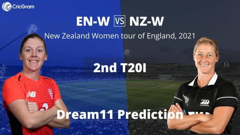 EN W vs NZ W Dream11 2nd T20I