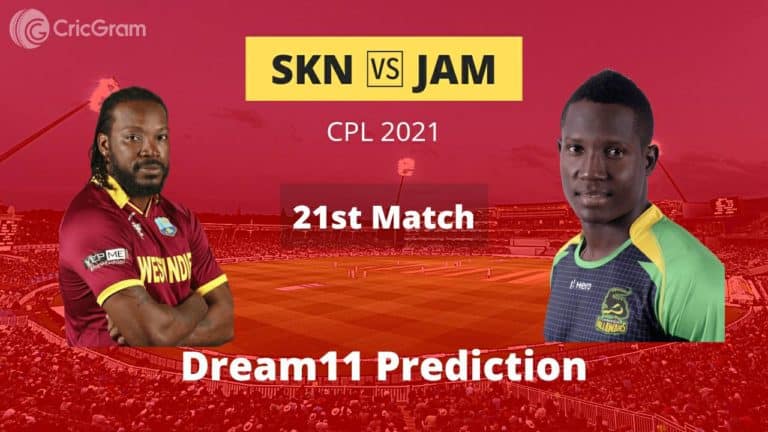 SKN vs JAM Dream11 Prediction CPL 2021