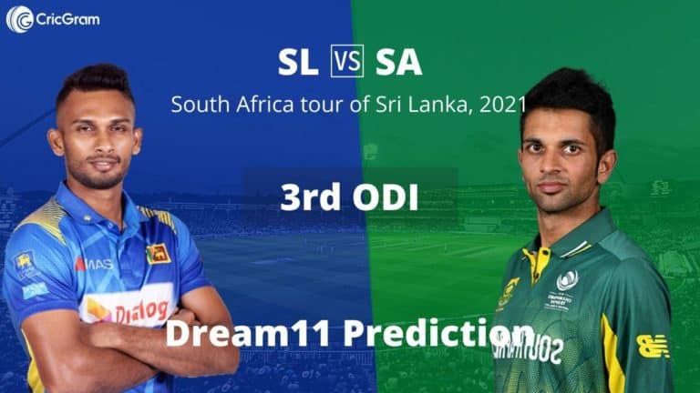 SL vs SA Dream11 Team Prediction 3rd ODI