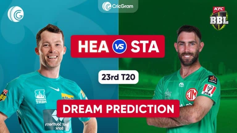 HEA vs STA Dream11 Prediction, BBL 2021-22