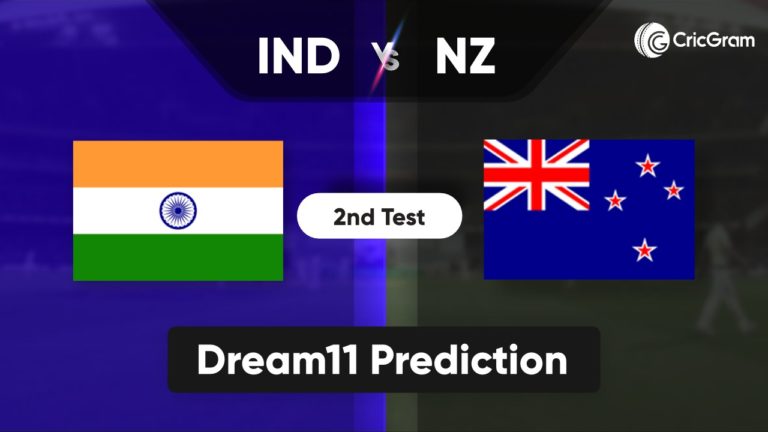 IND vs NZ Dream11 Prediction 2nd Test