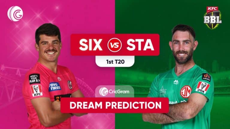 SIX vs STA Dream11 Team Prediction 1st match BBL 2021-22