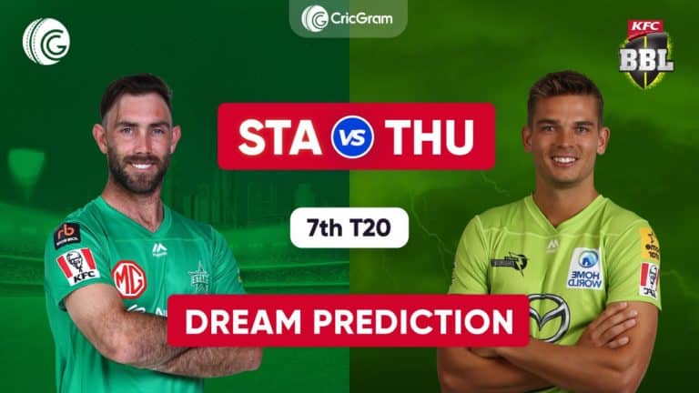 STA vs THU Dream11 Prediction, 7th Match, BBL 2021-22