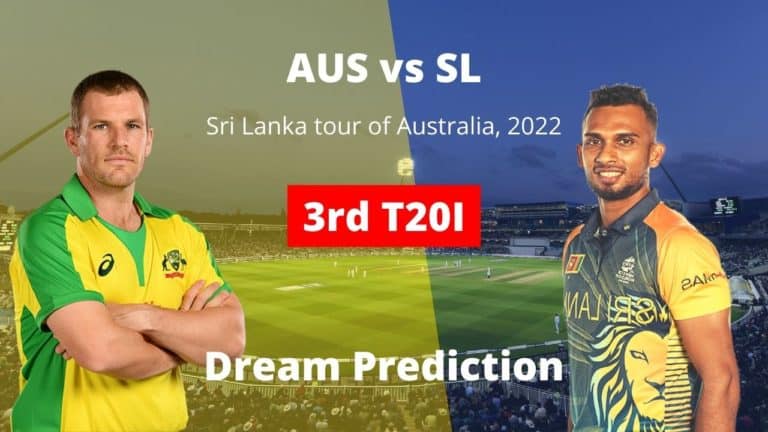 AUS vs SL Dream11 3rd T20I
