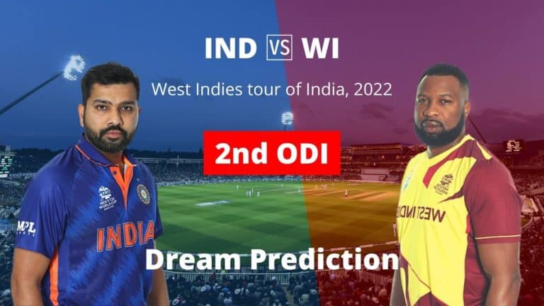 IND vs WI Dream11 Prediction 2nd ODI