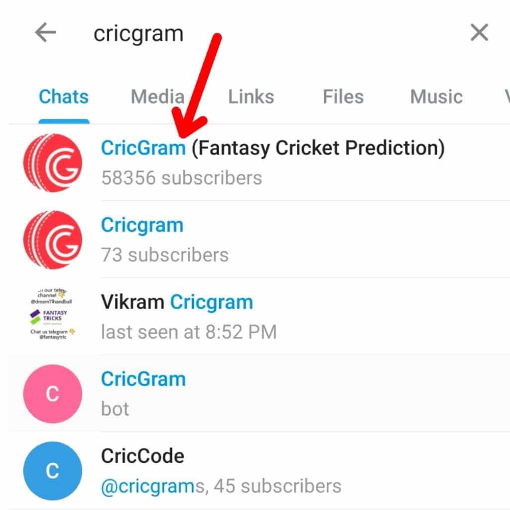 Dream11 Telegram Channel
