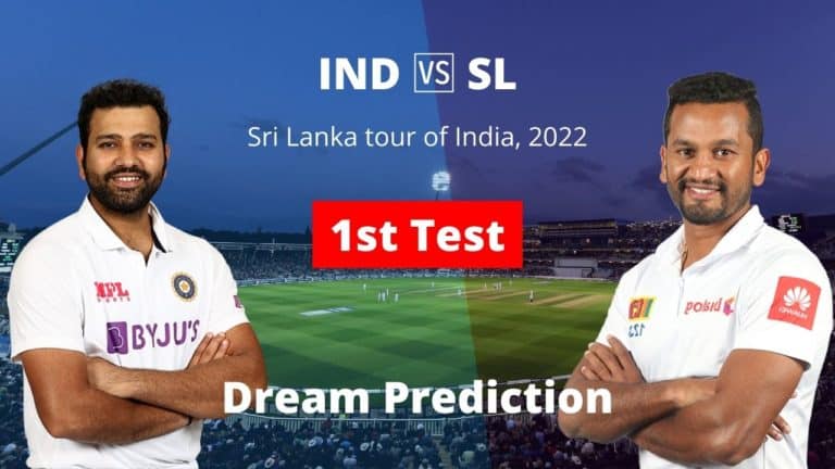 IND vs SL 1st Test Dream11 Team Prediction