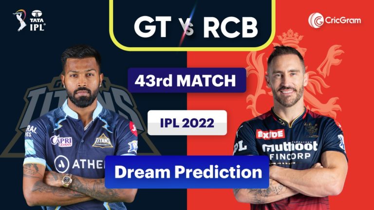 GT vs RCB Dream11 Prediction Tata IPL 30th April 2022
