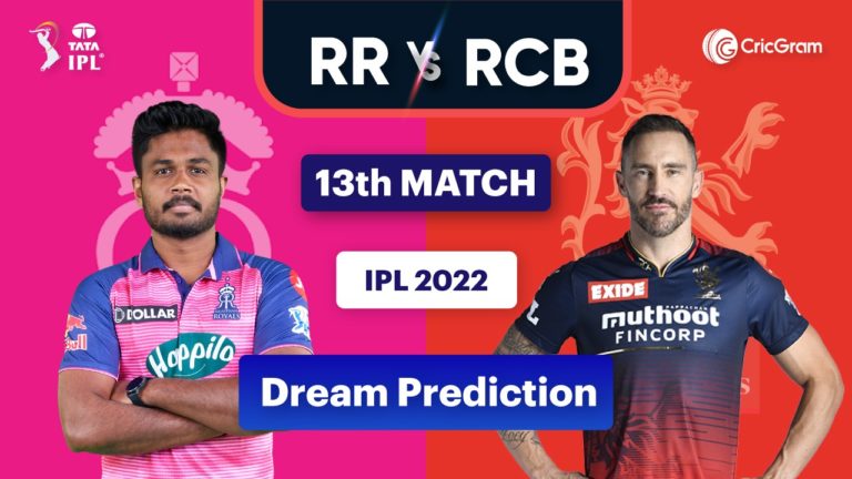 RR vs BLR Dream11 Prediction 13th Match IPL 2022