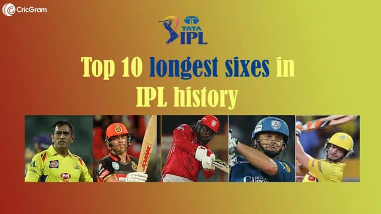 Top 10 longest sixes in IPL history