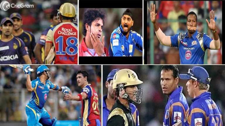 Top 5 IPL most famous controversies between two IPL players