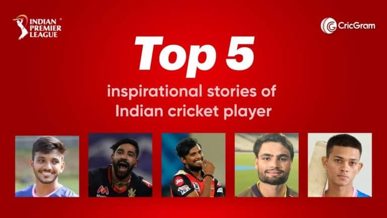 Top 5 inspirational stories of Indian cricket players