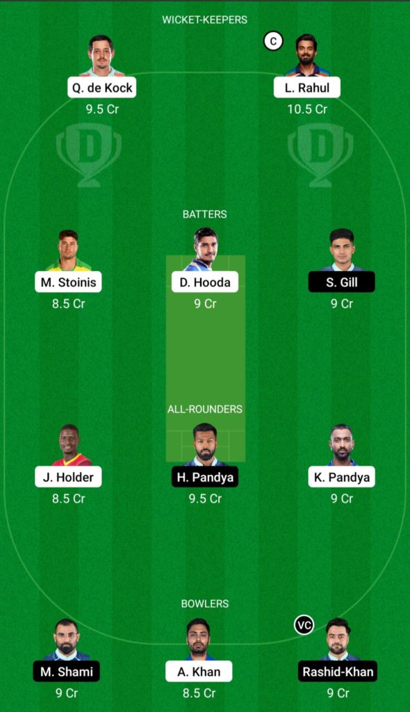 LSG vs GT Dream11 Prediction for today match