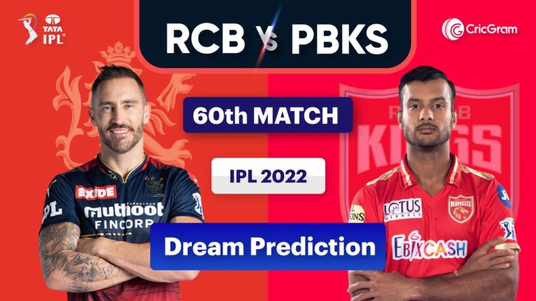 RCB vs PBKS Dream11 Prediction Tata IPL 13 May 2022