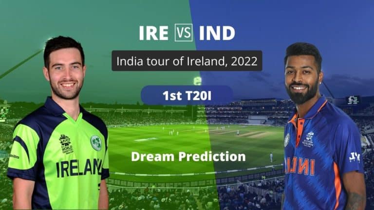 IRE vs IND Dream11 Team Prediction 1st T20I