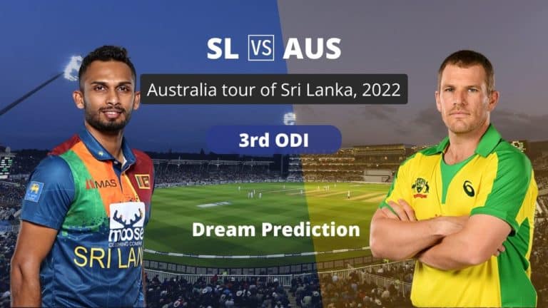 SL vs AUS Dream11 Team Prediction 3rd ODI