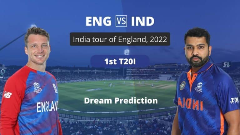 ENG vs IND Dream11 Team Prediction 1st T20I