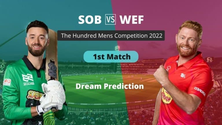 SOB vs WEF Dream11 Team Prediction The Hundred