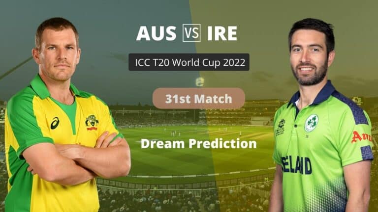 AUS vs IRE Dream11 Prediction