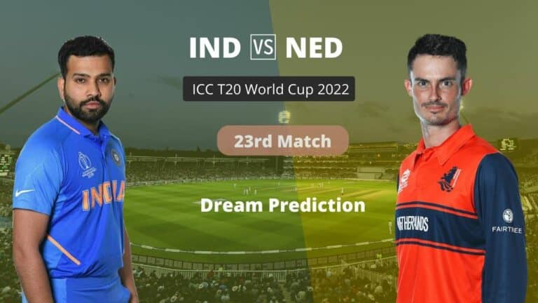 IND vs NED Dream11 Prediction