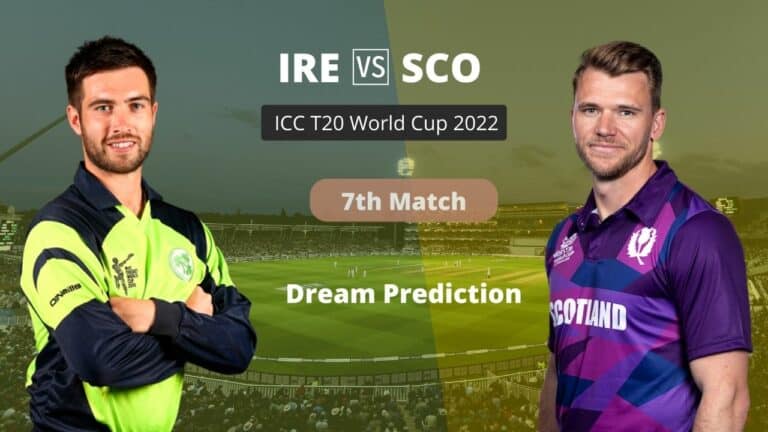 SCO vs IRE Dream11 Prediction