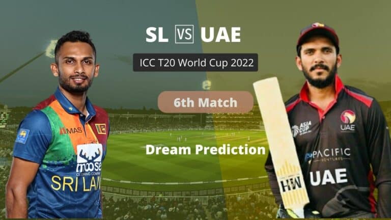 SL vs UAE Dream11 Team Prediction