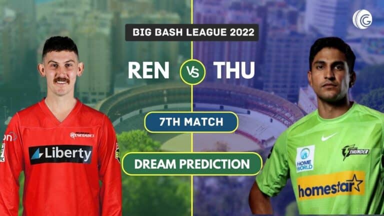 REN vs THU Dream11 Prediction
