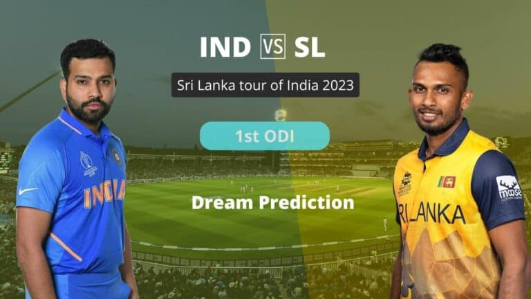 IND vs SL 1st ODI Dream11 Prediction