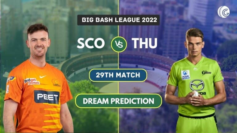 SCO vs THU Dream11 Prediction