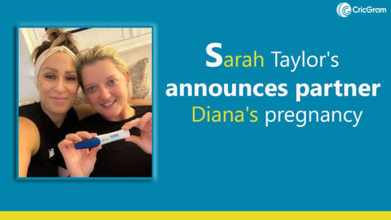 Sarah Taylor's partner Diana's pregnancy